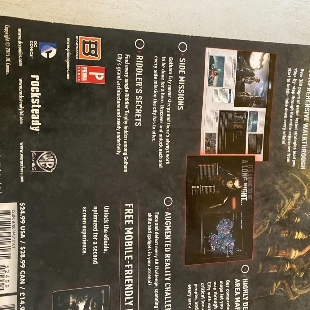 Batman: Arkham Knight Official Strategy‎ Guide by Brady Games - Picture 6 of 15
